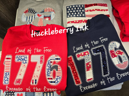 1776 crewneck sweatshirt.