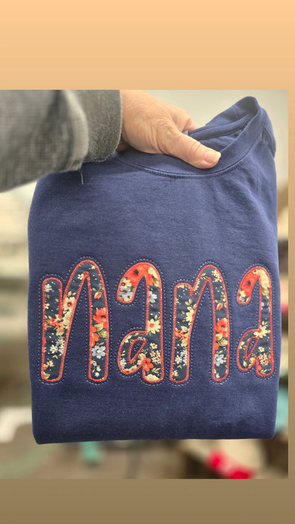 Custom Appliqué Sweatshirt