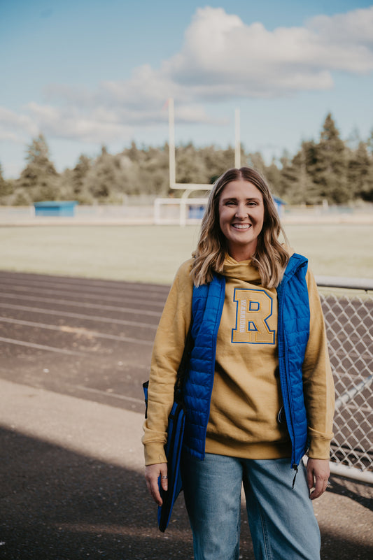 Warrior embroidered hoodie