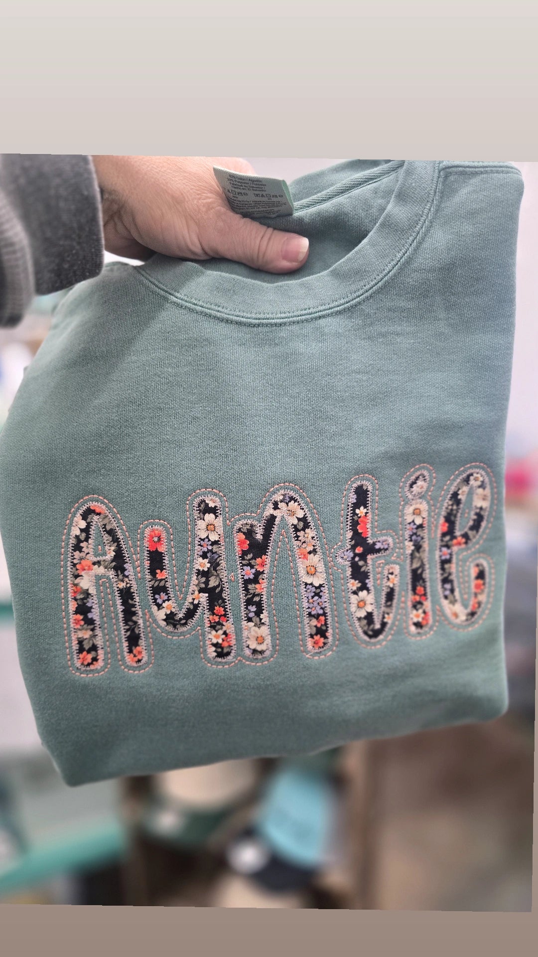Custom Appliqué Sweatshirt