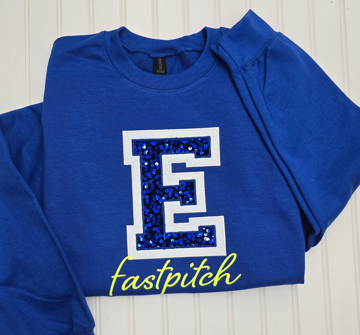 Elma Eagles Fastpitch sequin E