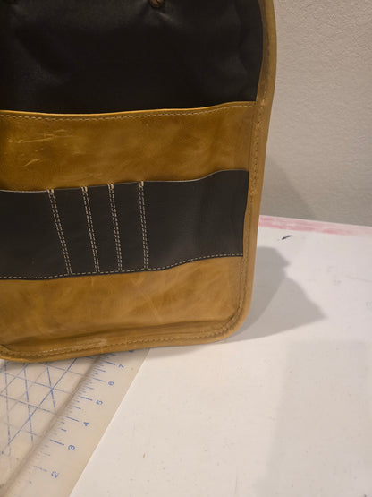 Rancho Bison Leather and Wool Backpack