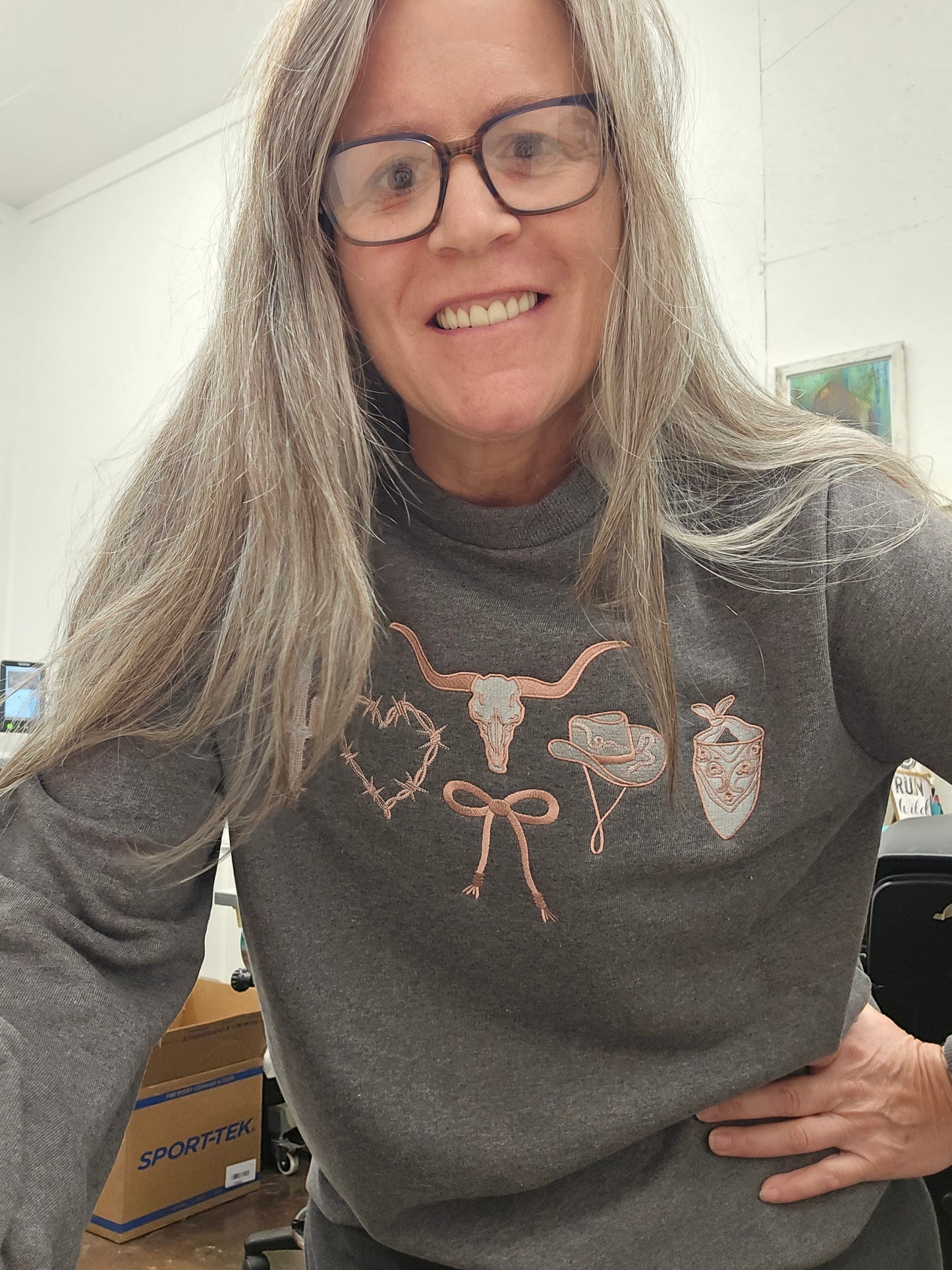 For the Love of Western Crewneck