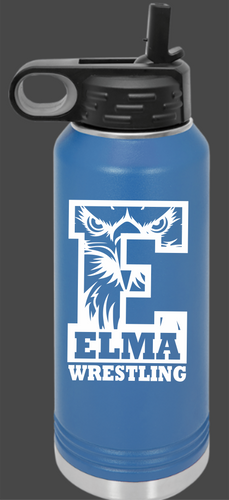 Eagles Wrestling Water Bottle Royal