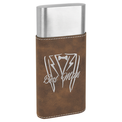 Leatherette Cigar Case with Cutter