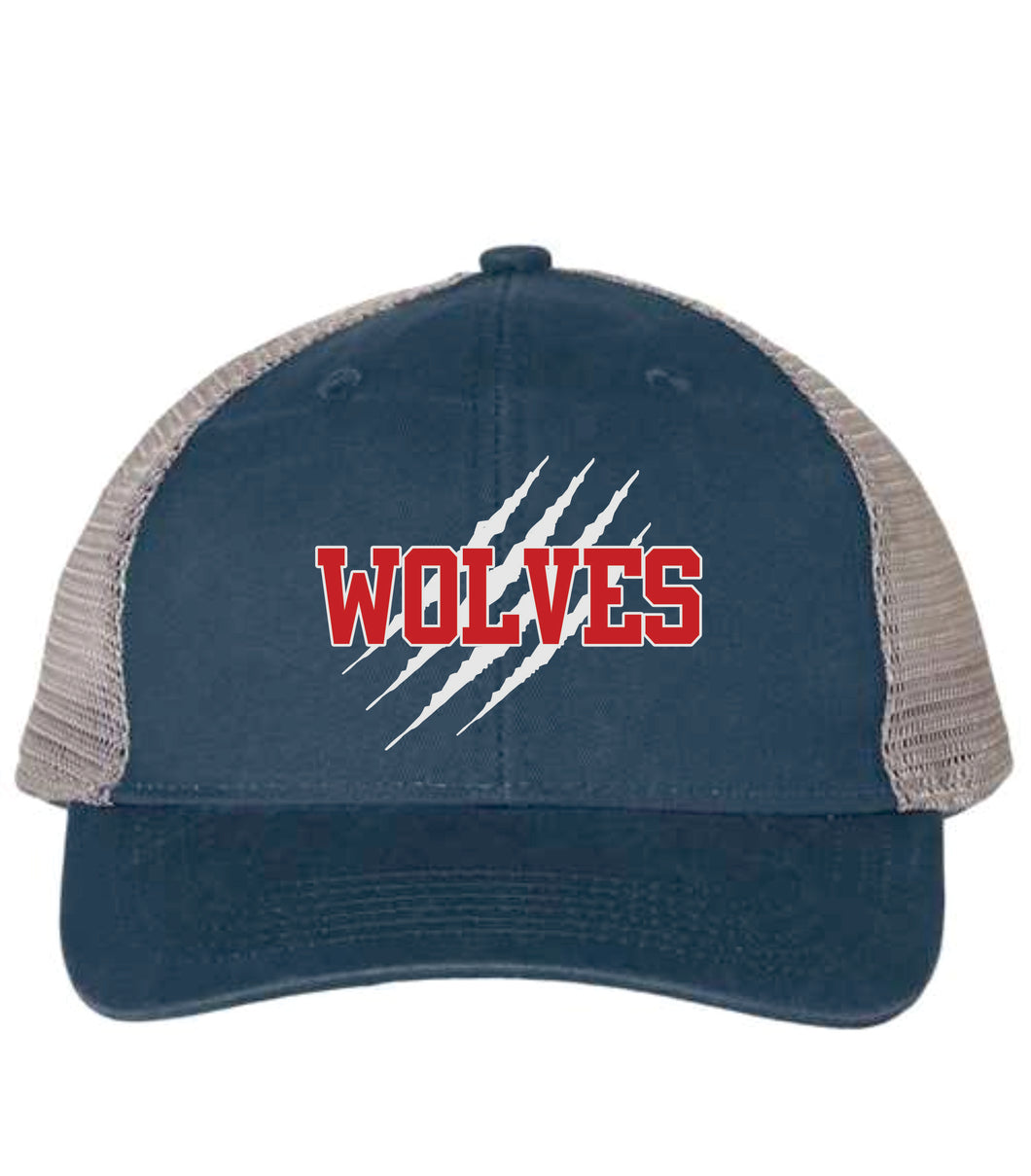 Wolves Scratch Ladies Ponytail Hat