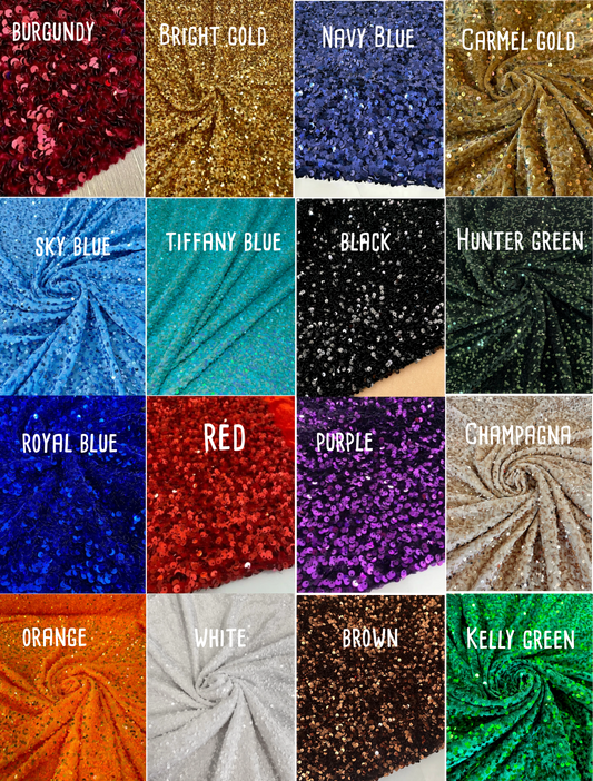 Any Word Sequin Embroidered Sweatshirt | Hoodie or Crew