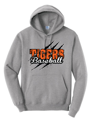 Tigers Baseball Scratch Hoodie