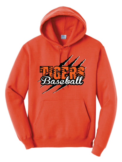 Tigers Baseball Scratch Hoodie