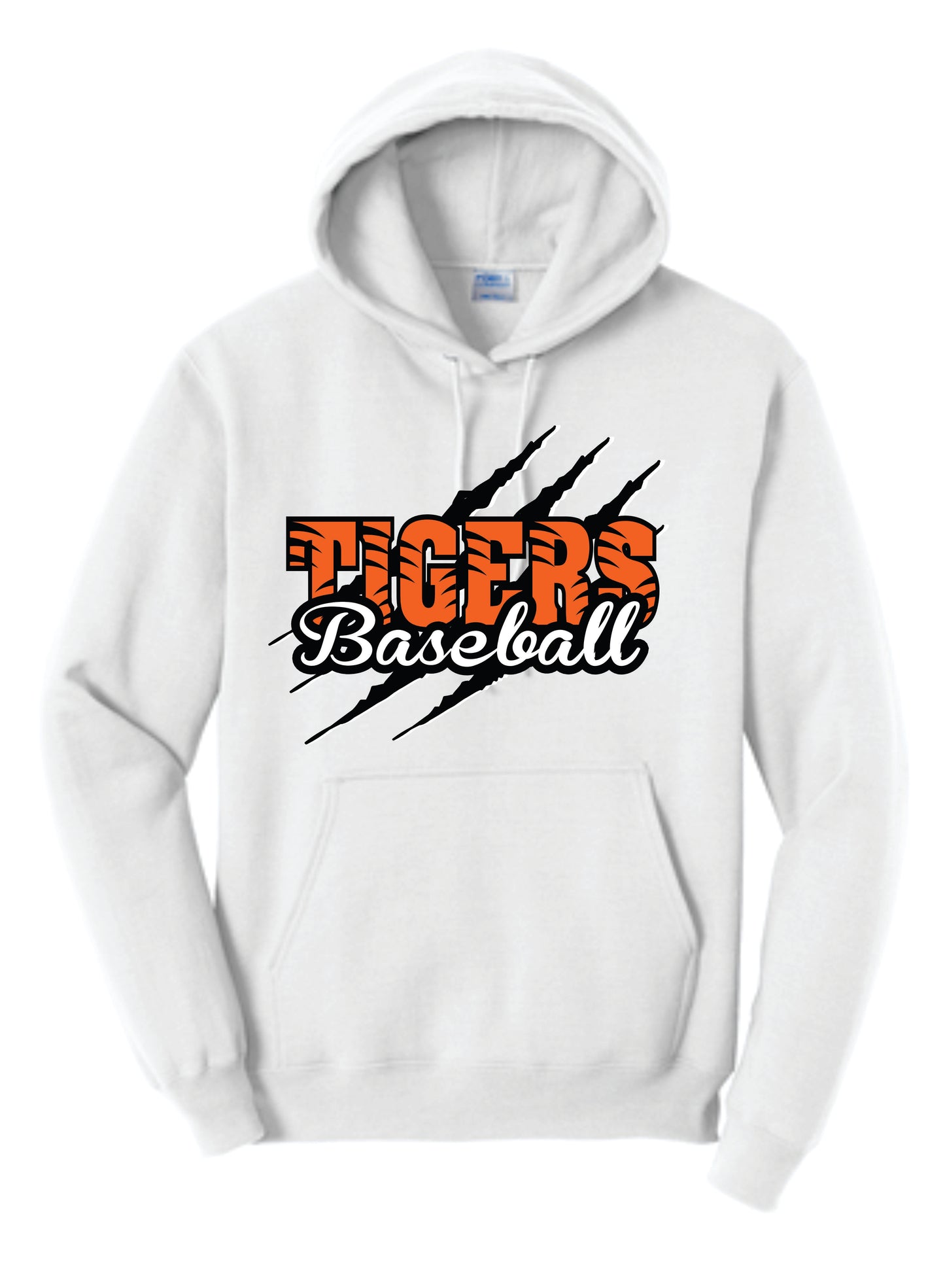 Tigers Baseball Scratch Hoodie