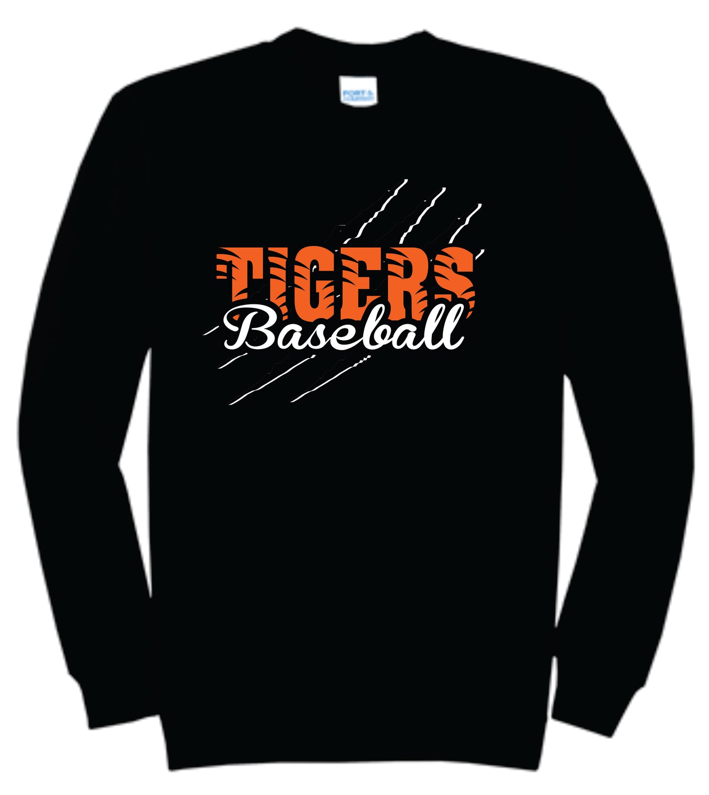 Tigers Baseball Scratch Crewneck