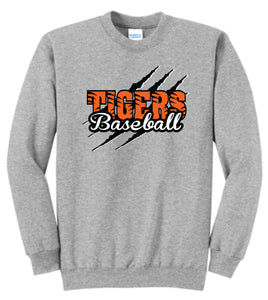 Tigers Baseball Scratch Crewneck