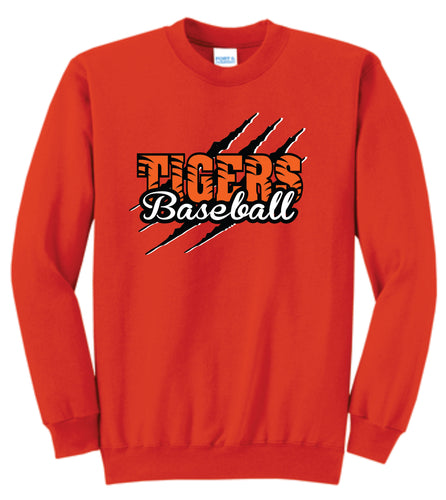 Tigers Baseball Scratch Crewneck