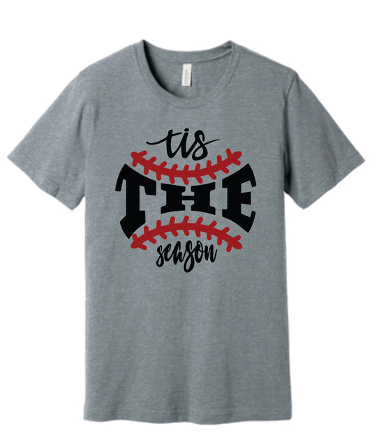 Tis The Season Baseball Tee