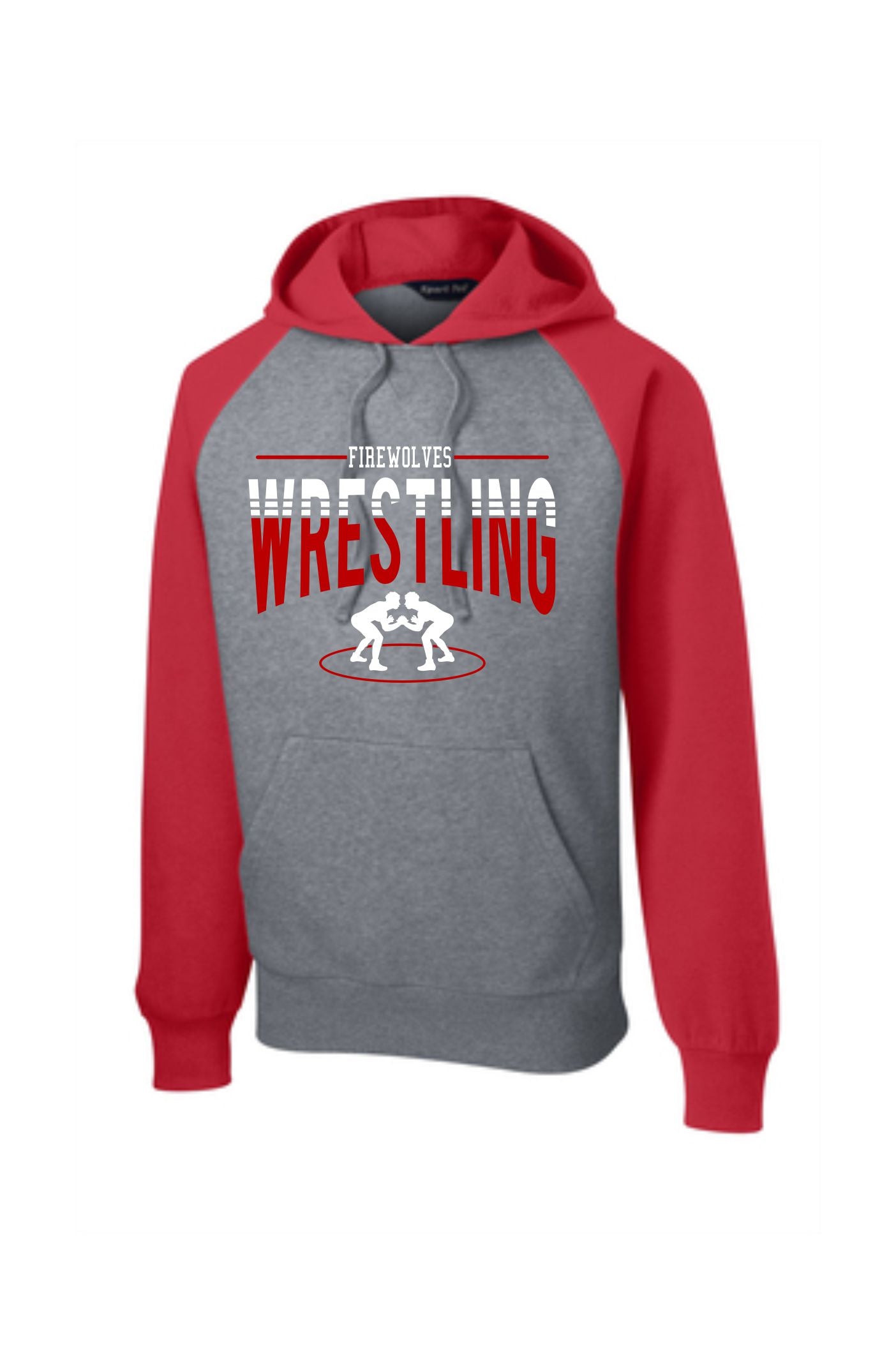 TMS Wrestling Raglan Hoodie | Choose Your Design
