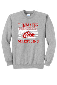 TMS Wrestling Flag Crewneck