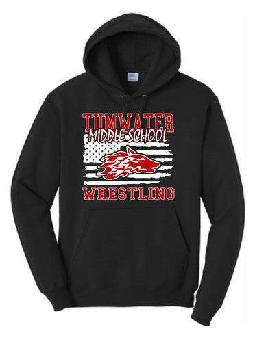 TMS Wrestling Flag Hoodie