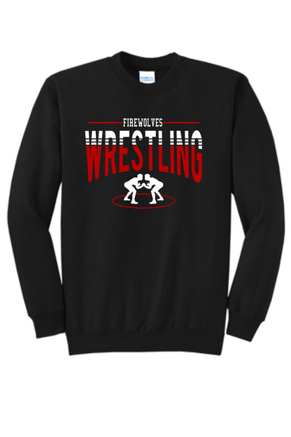 TMS Firewolves Wrestling Crewneck
