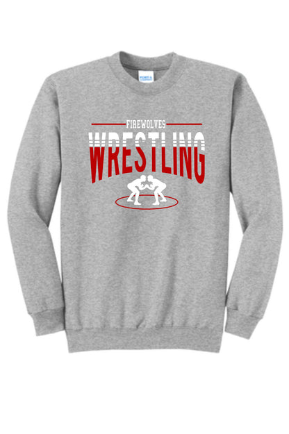 TMS Firewolves Wrestling Crewneck