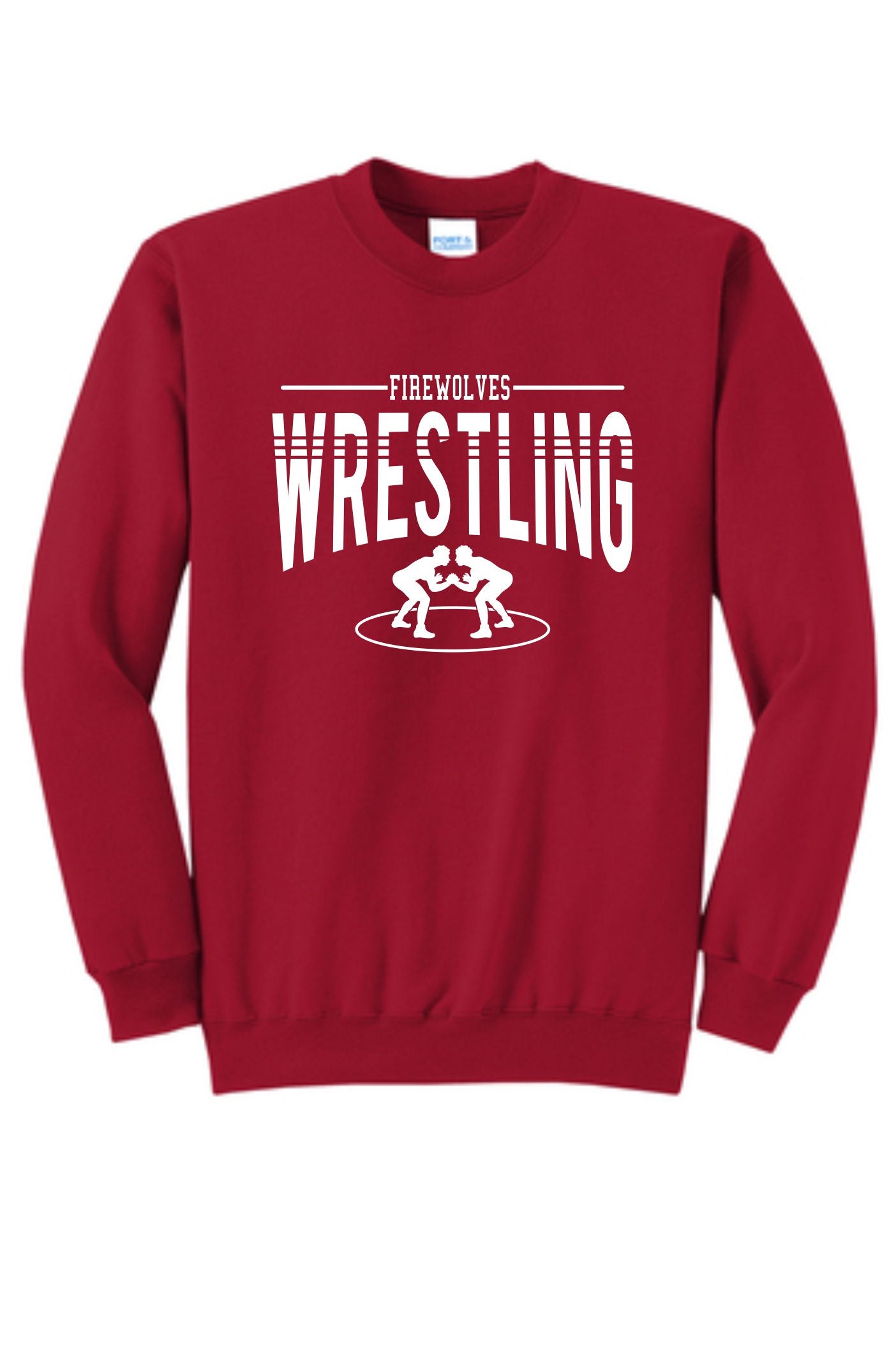 TMS Firewolves Wrestling Crewneck
