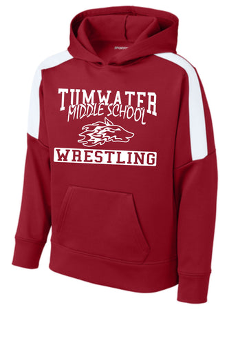 TMS Wrestling Two-Tone Performance Hoodie | Choose Your Design