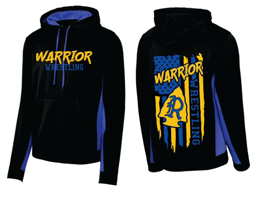 Warrior Wrestling Flag Two-Tone Hoodie