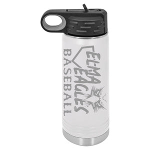 Elma Eagles Baseball Water Bottle