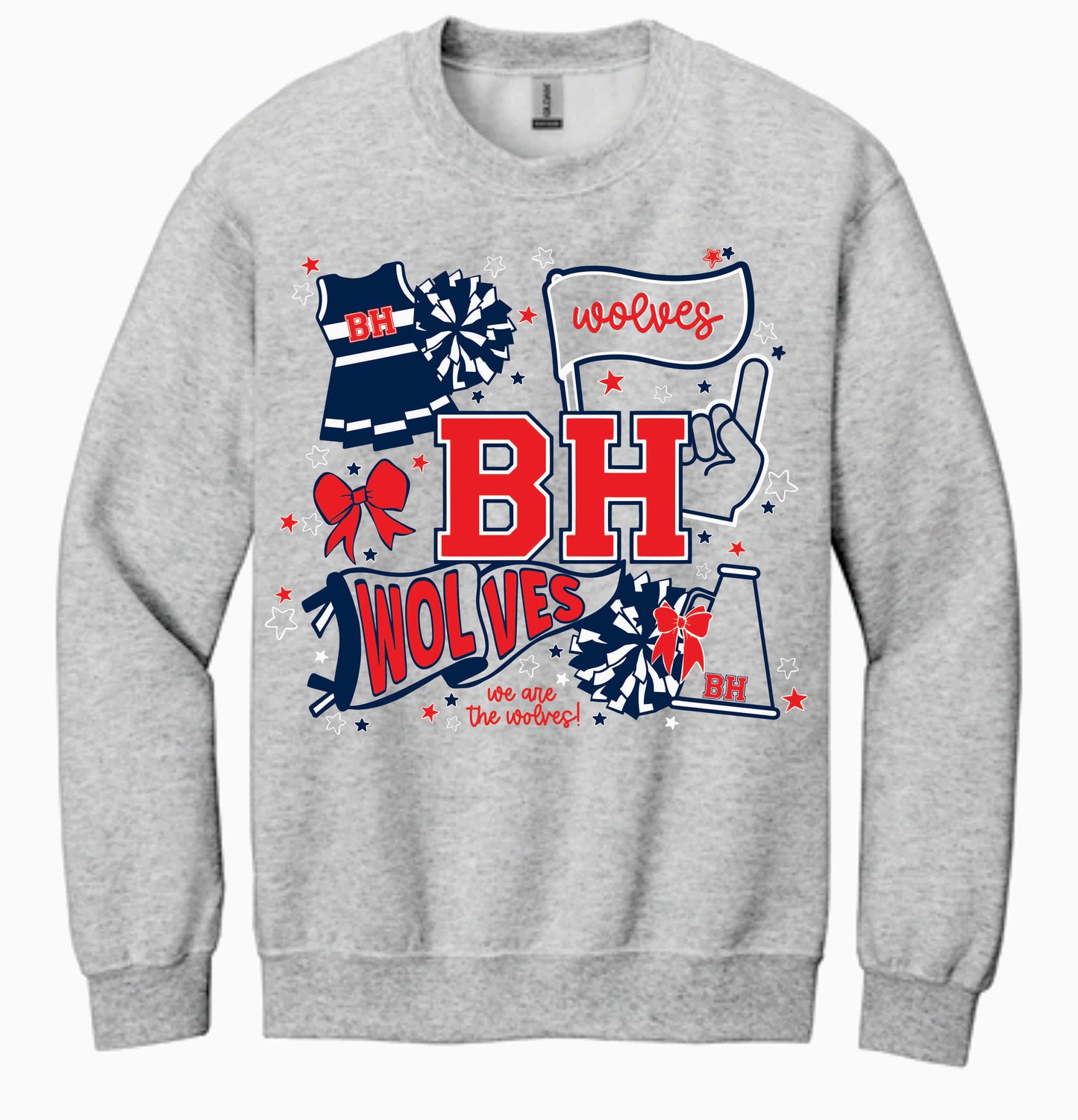 We are the Wolves Cheer Crewneck sweatshirt