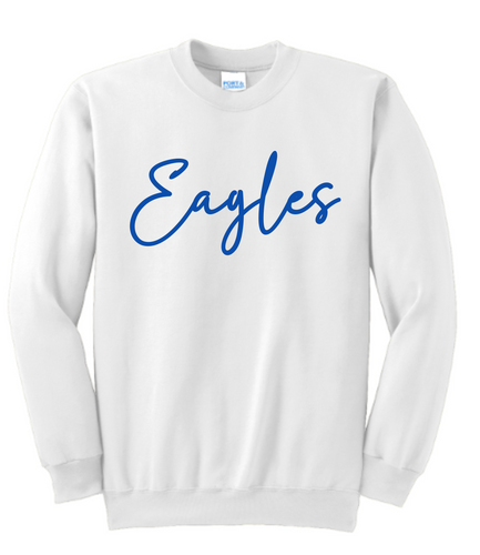 Eagles script crewneck sweatshirt