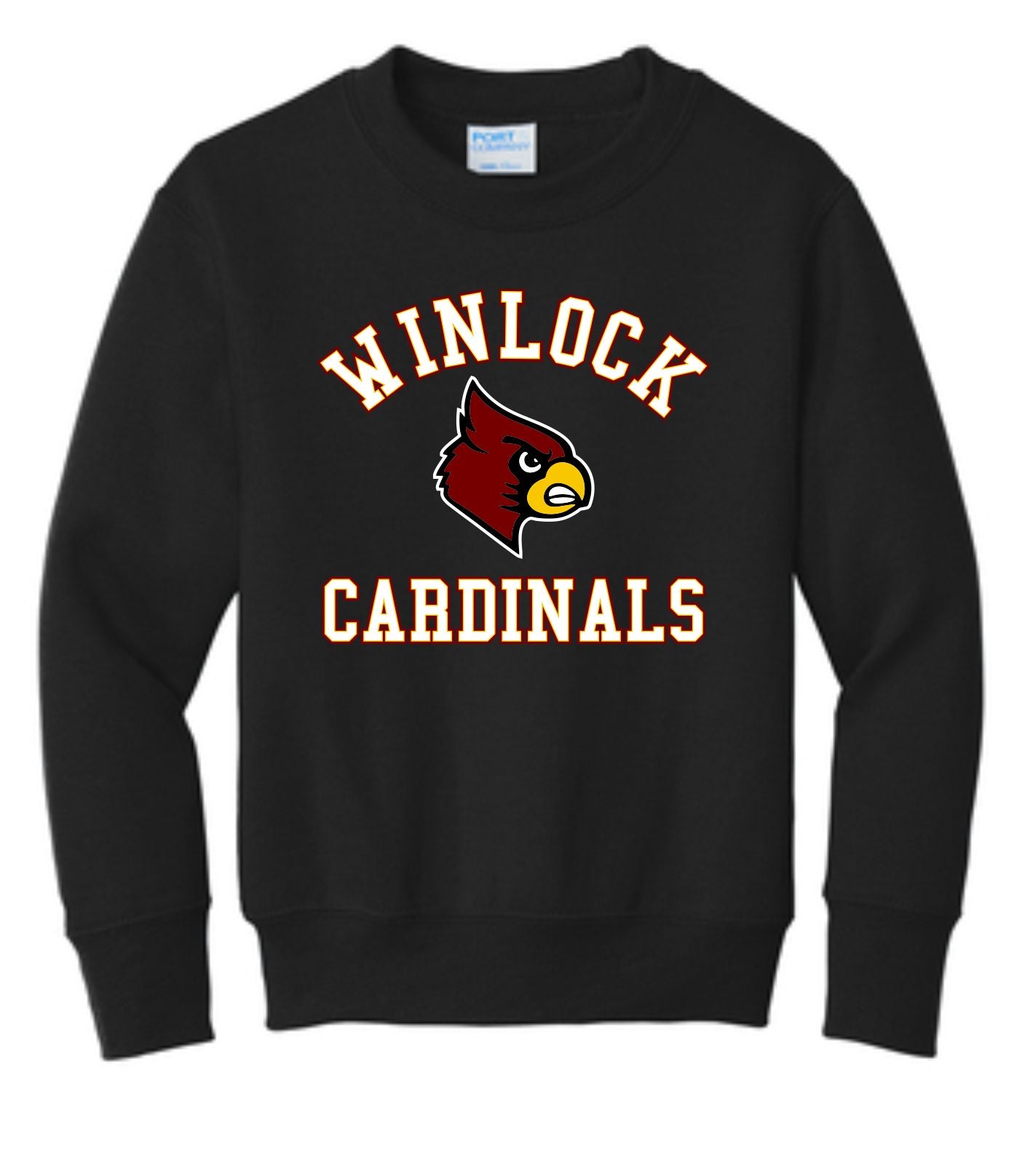 Winlock Cardinals Arched Crewneck Sweatshirt