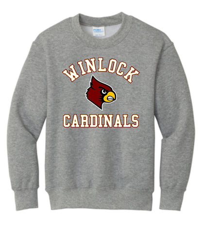 Winlock Cardinals Arched Crewneck Sweatshirt
