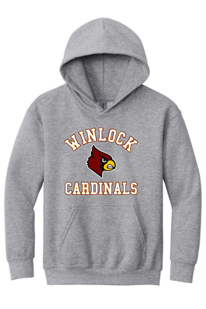 Winlock Cardinals Arched Hoodie