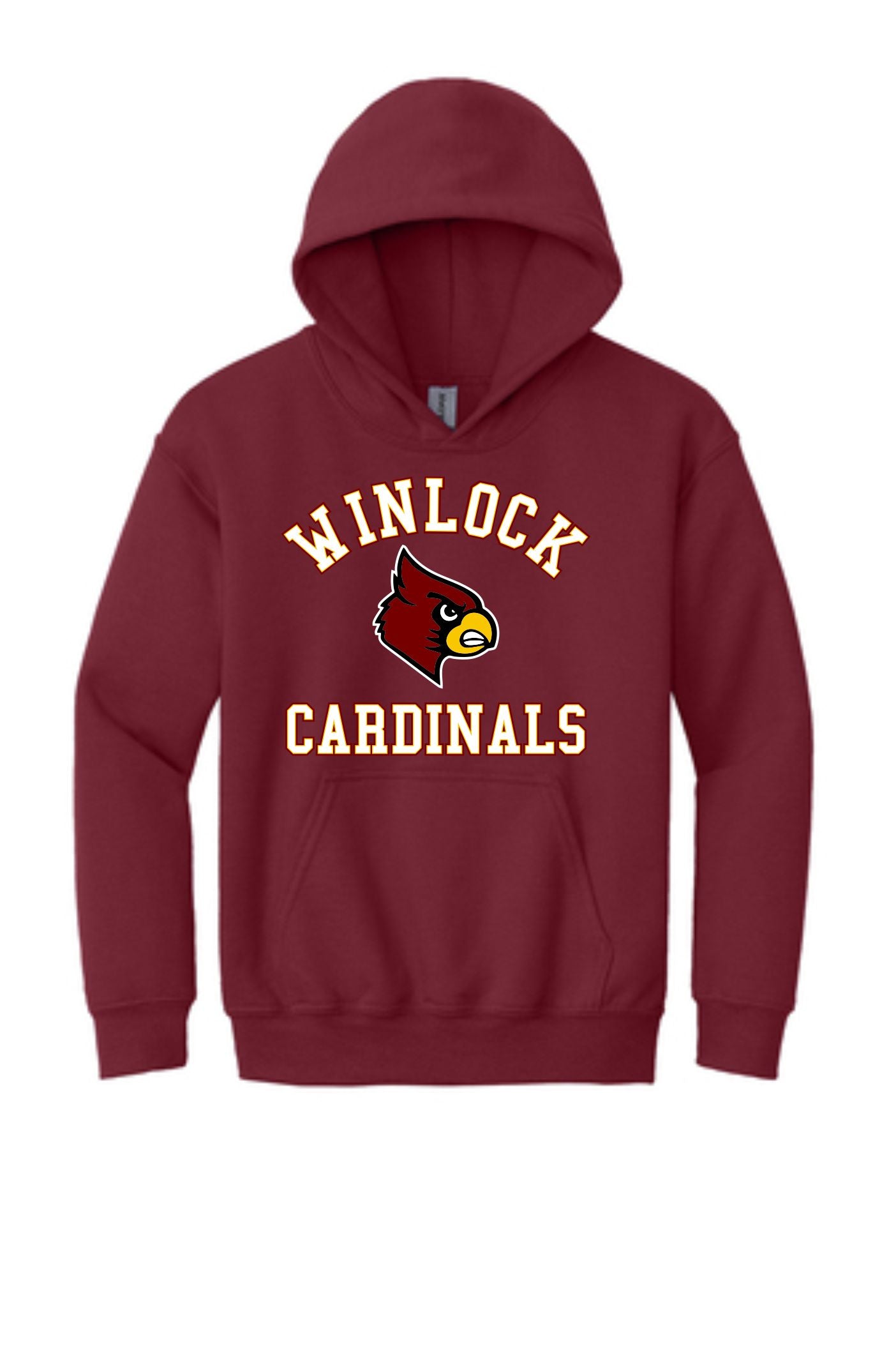 Winlock Cardinals Arched Hoodie