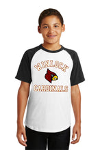 Winlock Cardinals Arched Raglan Tee