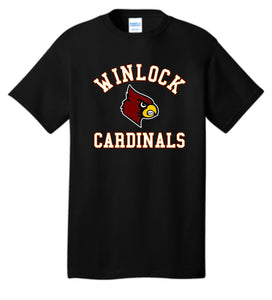 Winlock Cardinals Arched Tee