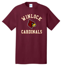 Winlock Cardinals Arched Tee