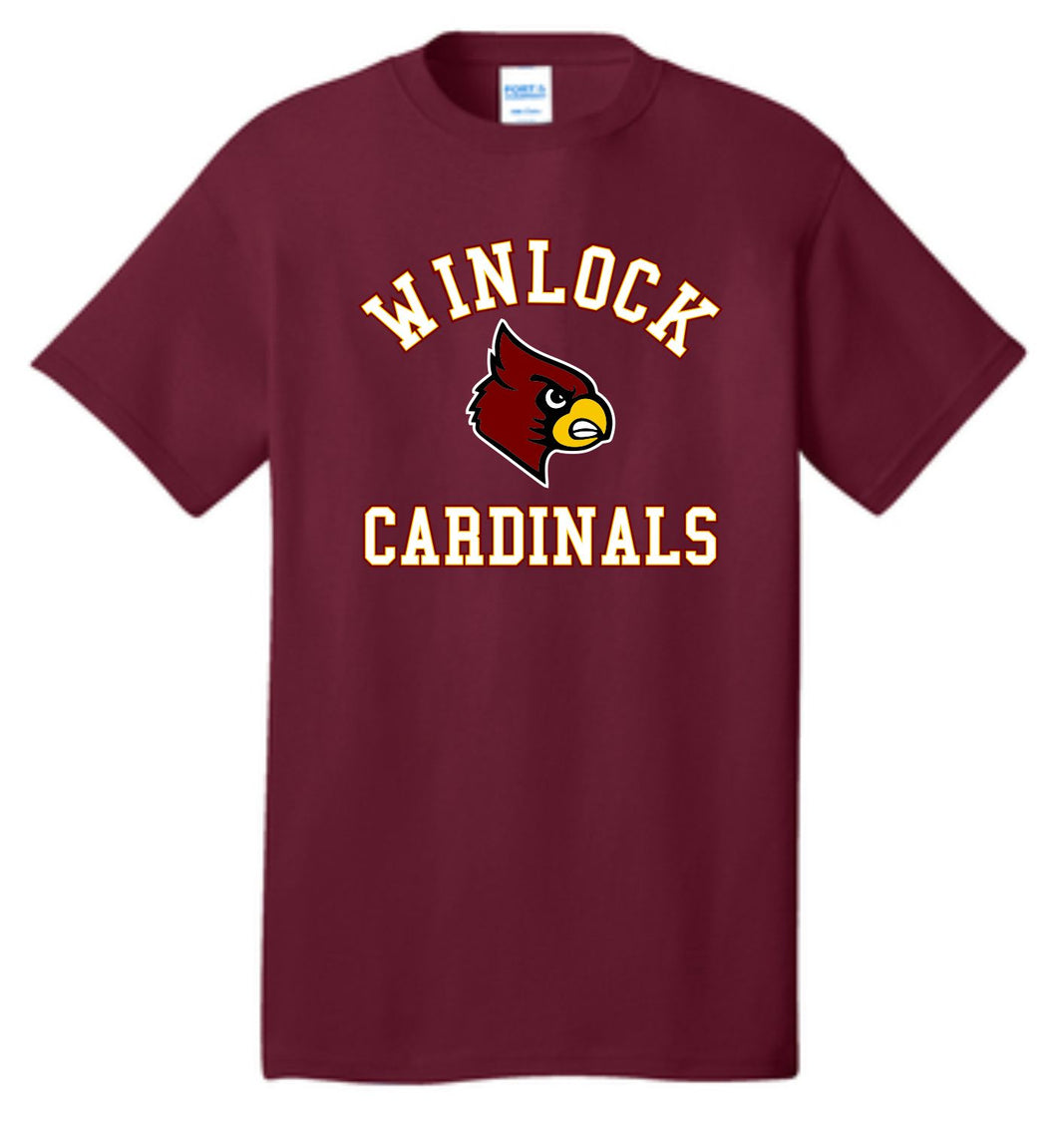 Winlock Cardinals Arched Tee