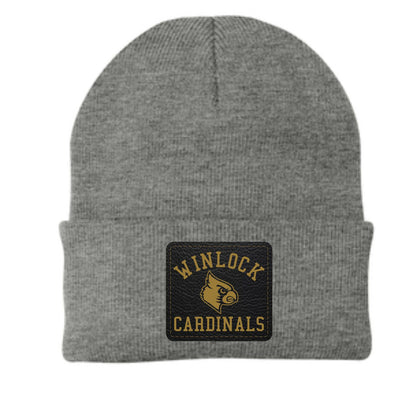 Winlock Cardinals Fold-Over Beanie