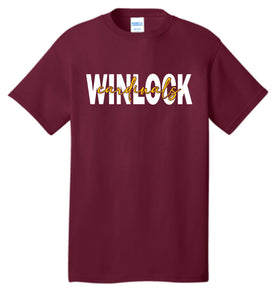 Winlock Cardinals Block Tee