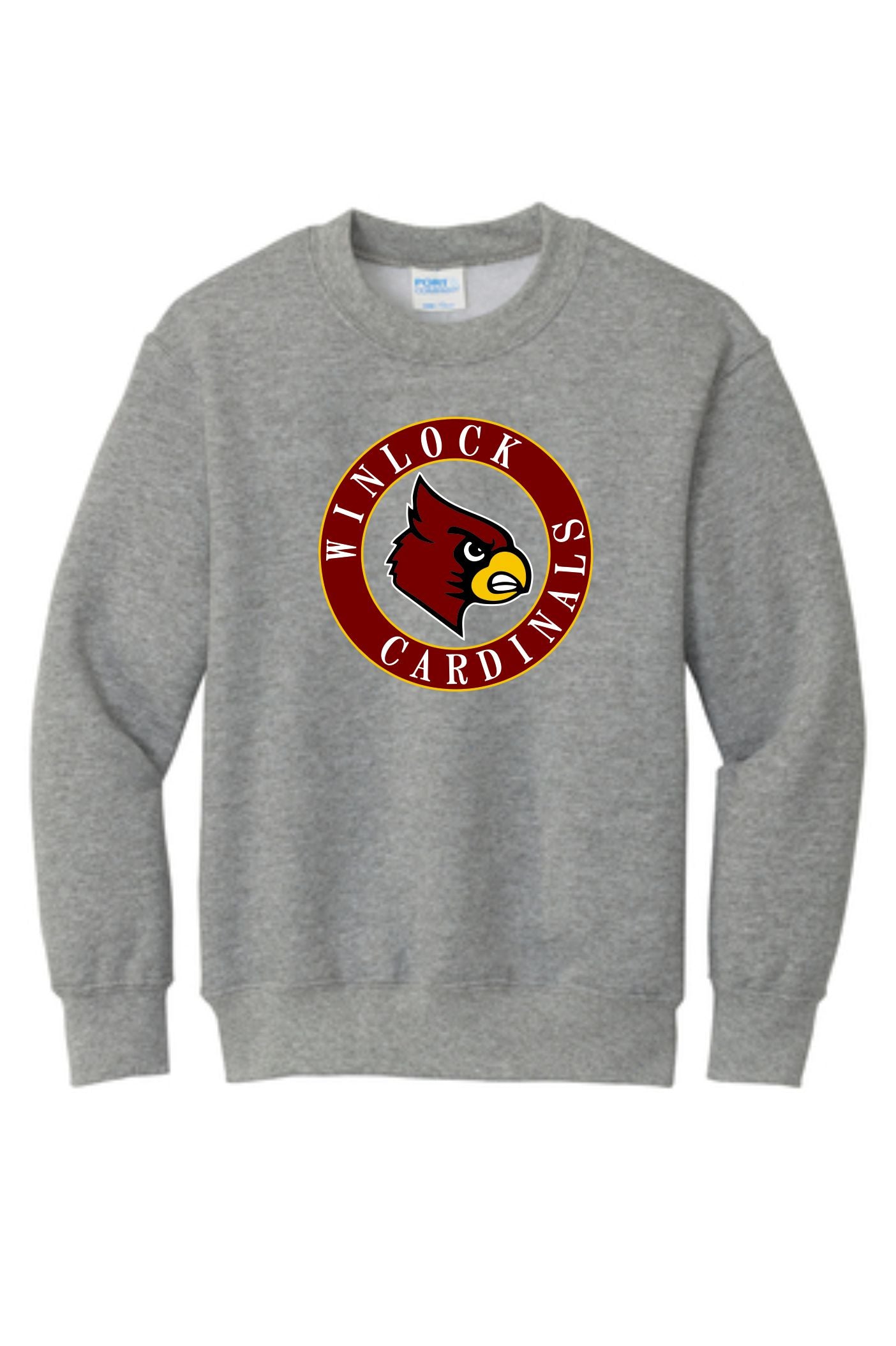 Winlock Cardinals Circle Crewneck Sweatshirt