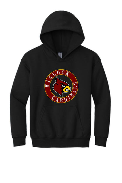 Winlock Cardinals Circle Hoodie