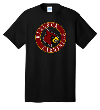 Winlock Cardinals Circle Tee
