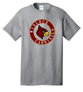 Winlock Cardinals Circle Tee