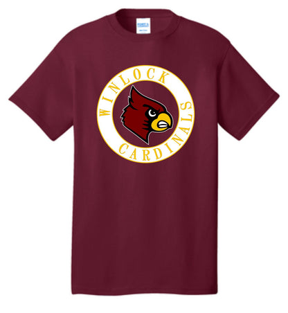 Winlock Cardinals Circle Tee