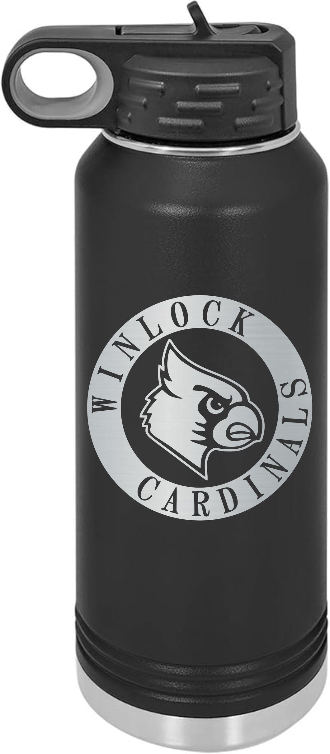 Winlock Cardinals Water Bottle