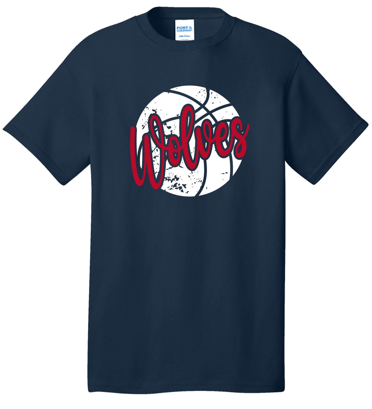 Wolves Basketball Cotton Tee