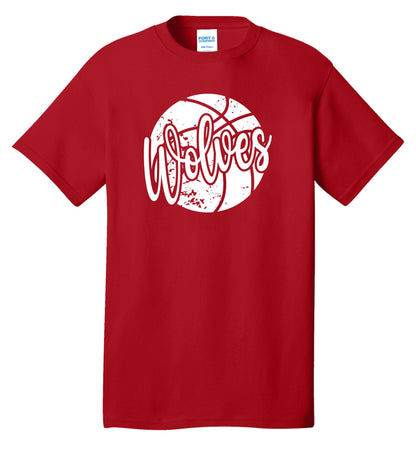 Wolves Basketball Cotton Tee