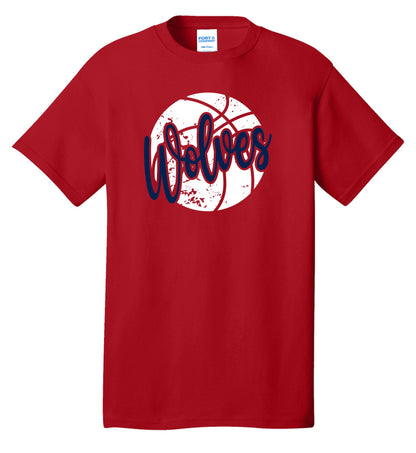 Wolves Basketball Cotton Tee
