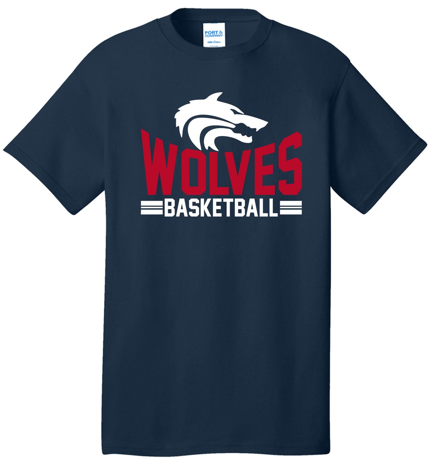 Wolves Basketball Cotton Tee