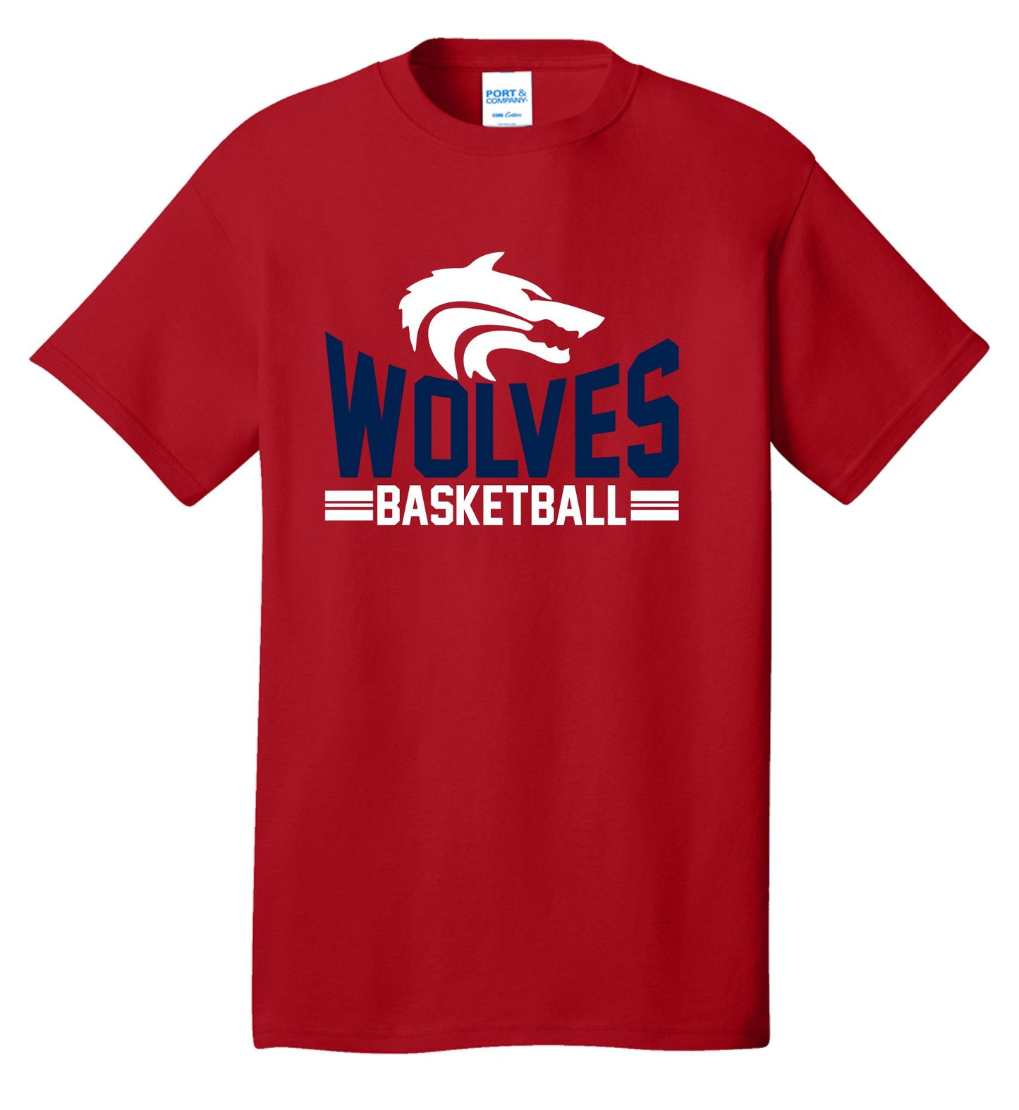 Wolves Basketball Cotton Tee